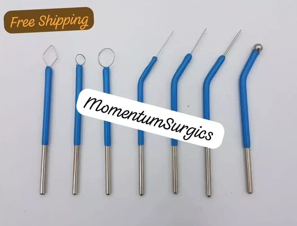 Juego de 7 Lápices Diatermia Electrodos Dentales Reutilizables 7cm Longitud Envío Gratis Foto 1 de 1