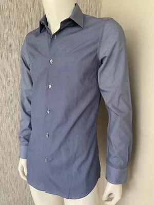 PAUL SMITH BLUE SHIRT COLLAR SIZE 15" MADE IN ITALY - image 1 of 4