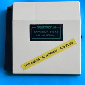 CABLETRONIC Speicher Erweiterung 512kb für AMIGA 500/A500+   #17 24 - Bild 1 von 7