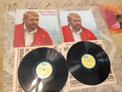 ROD McKUEN "SLEEP WARM STANYAN DOUBLE RECORD ALBUM/INSERTS EX 1976 C Foto 1 de 4