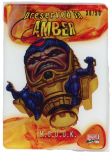2022 Marvel Masterpieces M,O.D.O.K. #PA-28 PRESERVED IN AMBER 30/50
