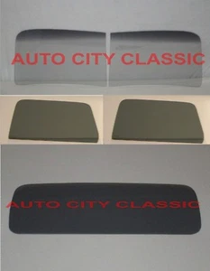 1937 Ford Pickup Truck Glass Windshield 2 Piece Door Back Set Custom Grey - Picture 1 of 5