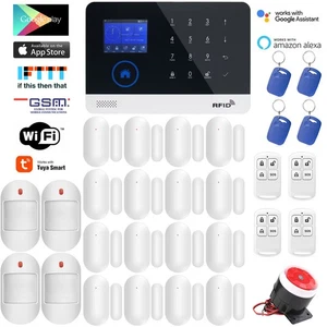 C60 Tuya APP WIFI IP Cloud GSM Wireless Home Security Alarm Burglar Alert System - Picture 1 of 16