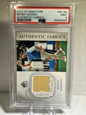 2004 SP Signature Authentic Fabrics Retief Goosen #AF-RG - Image 1 of 2