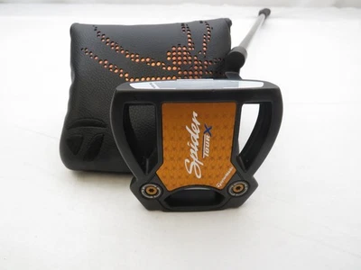 Б/у паттер Taylormade Spider Tour X черный X1 34 дюйма гриф сантехника + HC - Изображение 1 из 4