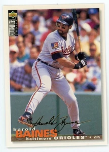 1995 Upper Deck Collector's Choice Harold Baines Gold Signature #338 Orioles - Picture 1 of 1