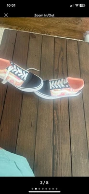 Vans Women's Ward Tie Dye Salmon/ Multicolor Canvas Skate Shoes Size8.5 - Image 1 of 4