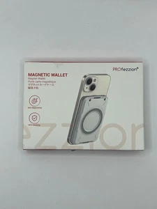 PROfezzion 2-in-1 for MagSafe Wallet Stand, RFID Blocking Magnetic Card White - Picture 1 of 1