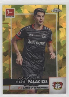 2020 Topps Chrome Bundesliga Sapphire Edition Yellow /99 Exequiel Palacios #65 - Image 1 of 2