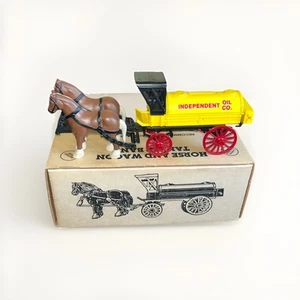Vintage Sico Oil Limited Edition 1990 Diecast Horse And Tanker Coin Bank - New - Picture 1 of 3