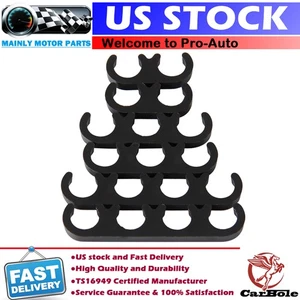 6PCS Spark Plug Wire Separators Dividers Looms 7mm 8mm For Ford Chevy GMC Dodge - Picture 1 of 12
