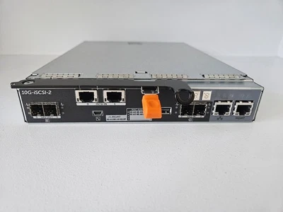Controlador de almacenamiento Dell PowerVault MD3800i MD3820i 10G-iSCSI-2 7YJ34 07YJ34 Foto 1 de 4
