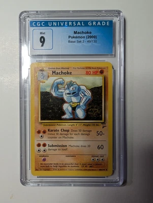 Machoke Base Set 2 49/130 CGC 9 Pokemon Card - Image 1 of 2