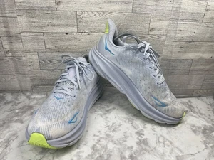 Scarpe da corsa Hoka One One Clifton 9 sneakers donna larghe 9,5D blu giallo uomo 9 - Foto 1 di 20