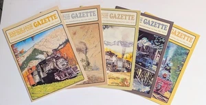Gaceta de calibre estrecho y línea corta 5 ediciones 1981 JAN-OCT modelismo ferroviario trenes - Imagen 1 de 2