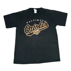 Vintage Y2k Baltimore Orioles MLB Logo T-Shirt Size L - Picture 1 of 5