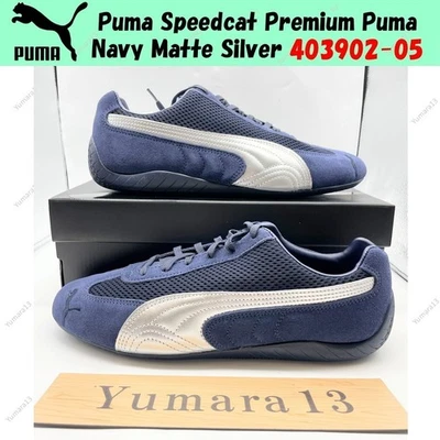 Puma Speedcat Premium Puma Azul Marino Mate Plata 403902-05 Hombres Talla - Imagen 1 de 4