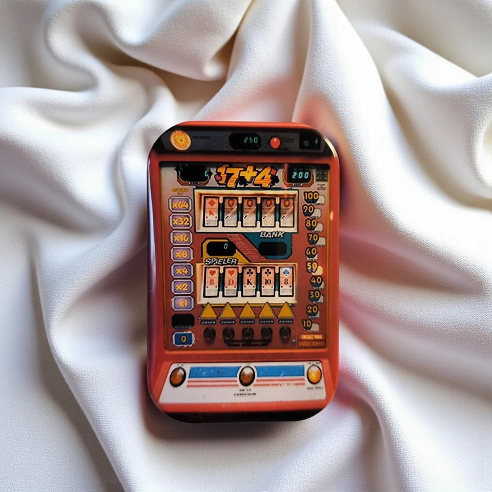 Spielautomat 17+4 | Kult Retro Glücksspiel Kühlschrankmagnet Nostalgie Geschenk - Bild 1 von 1