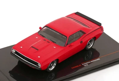 IXO 1:43 AUTO DIE CAST PLYMOUTH BARRACUDA 1970 ROSSO  ART CLC592N.22 - Immagine 1 di 3