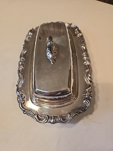 FB Rogers Silver Co Silverplate Butter Dish W/Lid 1959 - Picture 1 of 6