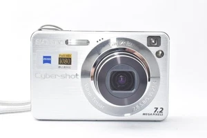 Sony Cyber Shot DSC-W120 silver 7.2MP 4x Zoom Compact Digital Camera From Japan - Picture 1 of 11