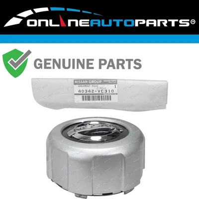 Genuine Nissan Patrol - Rear Alloy Wheel Center Plastic Cap for Patrol Y61 GU - Image 1 of 3