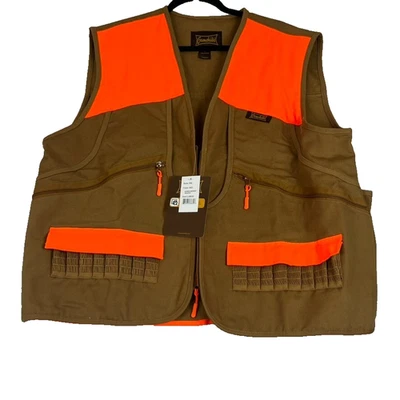 Gamehide Vest Mens L Canvas Switchgrass Upland Bird Hunting Style 39Z Nwt - Image 1 of 4