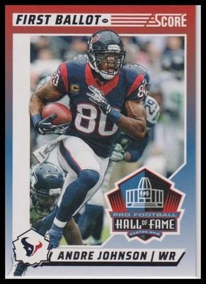 2024 Score #3 Andre Johnson First Ballot - Image 1 of 2