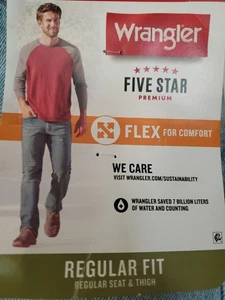 Wrangler Flex Regular Comfort Fit Jeans - Herren 38x29 - Bild 1 von 5