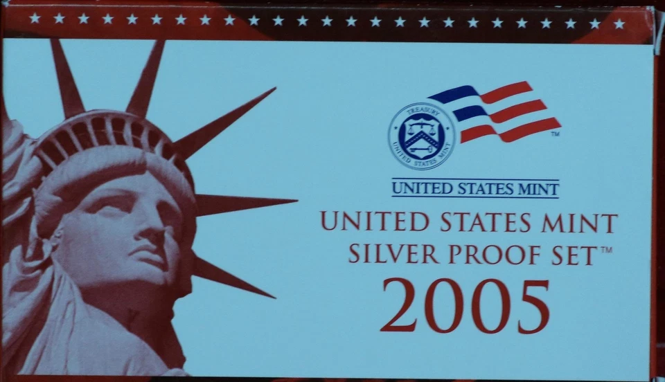 Uncirculated 2005 United States Silver Proof Set - Image 1 of 1