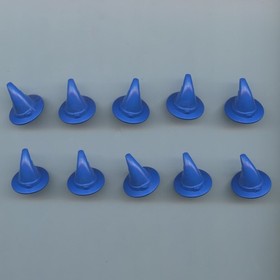 LEGO x 10 Blue Minifigure, Headgear Hat, Wizard / Witch 6131