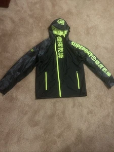 Superdry Sport Japan Edition Windbreaker Hooded Jacket. Women’s 2XL - Picture 1 of 7