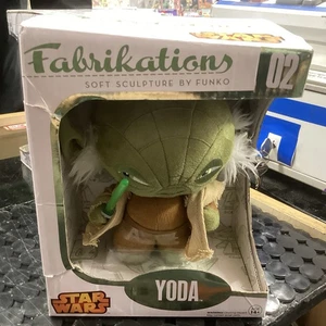 FABRIKATIONS STAR WARS YODA 6" SOFT PLUSH FIGURE FUNKO BRAND NEW Torn Box - Picture 1 of 5