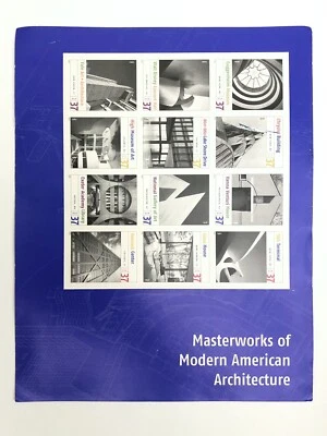2004 MASTERWORKS OF MODERN AMERICAN ARCHITECTURE Stamp Sheet - USA #3910 37 cent - Image 1 of 4