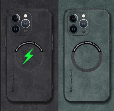 Magsafe Case For iPhone 16 17 15 14 13 12 11 Pro Max Plus Air Shockproof Leather