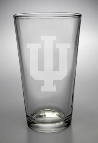 Indiana Hoosiers Deep Etched Pub Pint Glass Cover