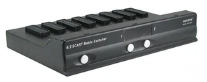 Interruttore selettore 6x2 SCART MATRIX ROUTING SWITCHER con AUDIO NUOVO - Foto 1 di 6