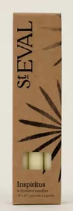 St Eval Inspiritus scented Mini Church Candles 0.5" x 6". two x six Candles - Picture 1 of 2