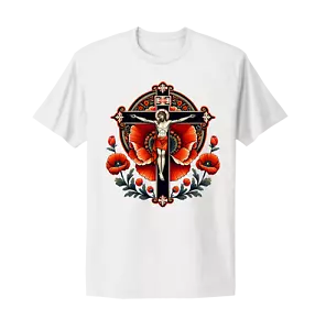 Jesus Cross Shirt Christian Religious Bible Faith Christ Church Gift T-Shirt 35 - Picture 1 of 2