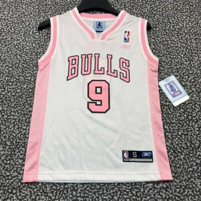 Camisa Jersey Chicago Bulls Deng #9 Jóvenes Niñas Pequeña 7-8 Reebok NBA Cuello en V Nueva S Foto 1 de 4