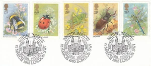 Insects GB Used Natural History Museum London SW7 1985 ON PIECE (145739) - Picture 1 of 1