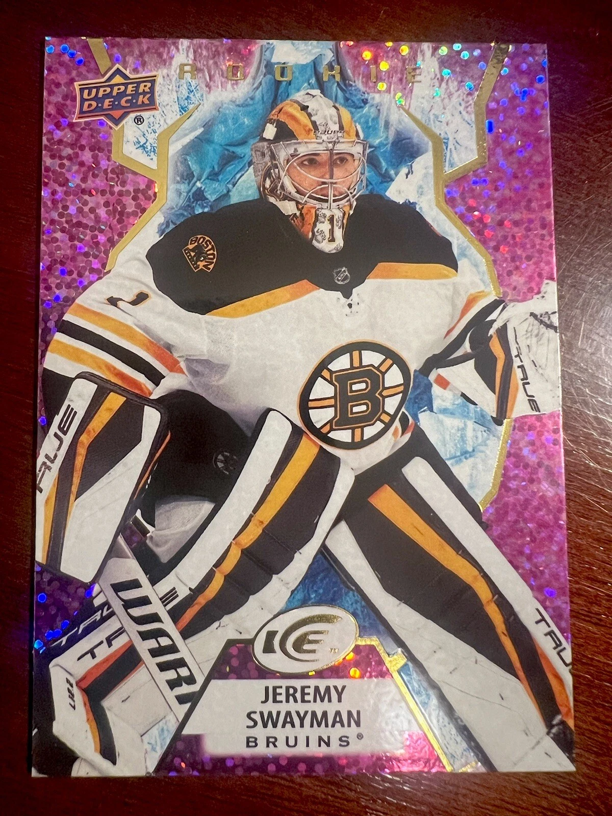 Jeremy Swayman (RC) 2021-22 Upper Deck Ice - Rookie Lavender #141