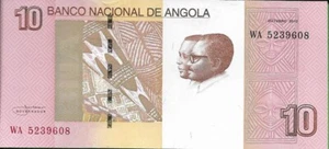 Angola 10 Kwanzas; P - 151B; from 2012 (printed 2017); UNC; Luena Waterfalls - Picture 1 of 2