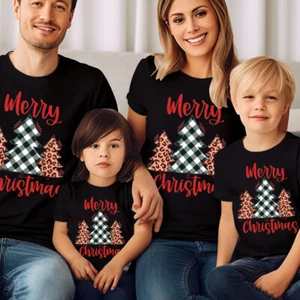 Whimsical Christmas Tree Merry Christmas T-Shirt Festive & Playful Holiday #MC - Picture 1 of 23