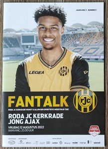 Programm Niederlande 12.8.2022 Roda JC Kerkrade - Jong Ajax - Picture 1 of 1