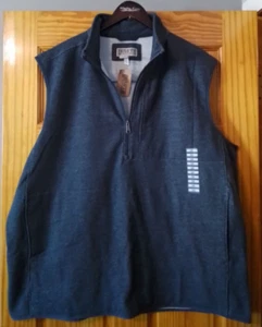 Duluth Trading Vest Men 2XL Blue Threshold Fleece Lined NWT - Picture 1 of 8