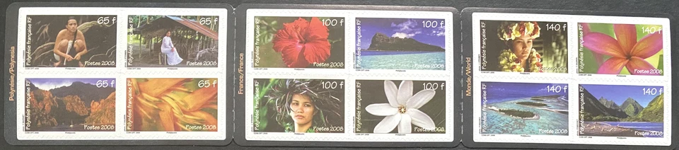 FRENCH POLYNESIA  Sc #983  2008  THE POLYNESIA BOOKLET X 12 MNH - Image 1 of 1