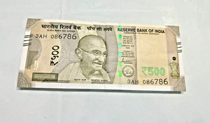 Indian Rs.500 Rupees Currency Note With Holy Lucky No. 786 @VD - Picture 1 of 3