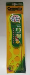 Calculadora y regla de colección escuela Crayola 1998 sellados (G1) - Imagen 1 de 9