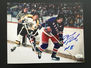 BRAD PARK AUTOGRAPHED 8 X 10 PHOTO J.S.A. AUTHENTICATED - ORR IN PHOTO TOO - Picture 1 of 3